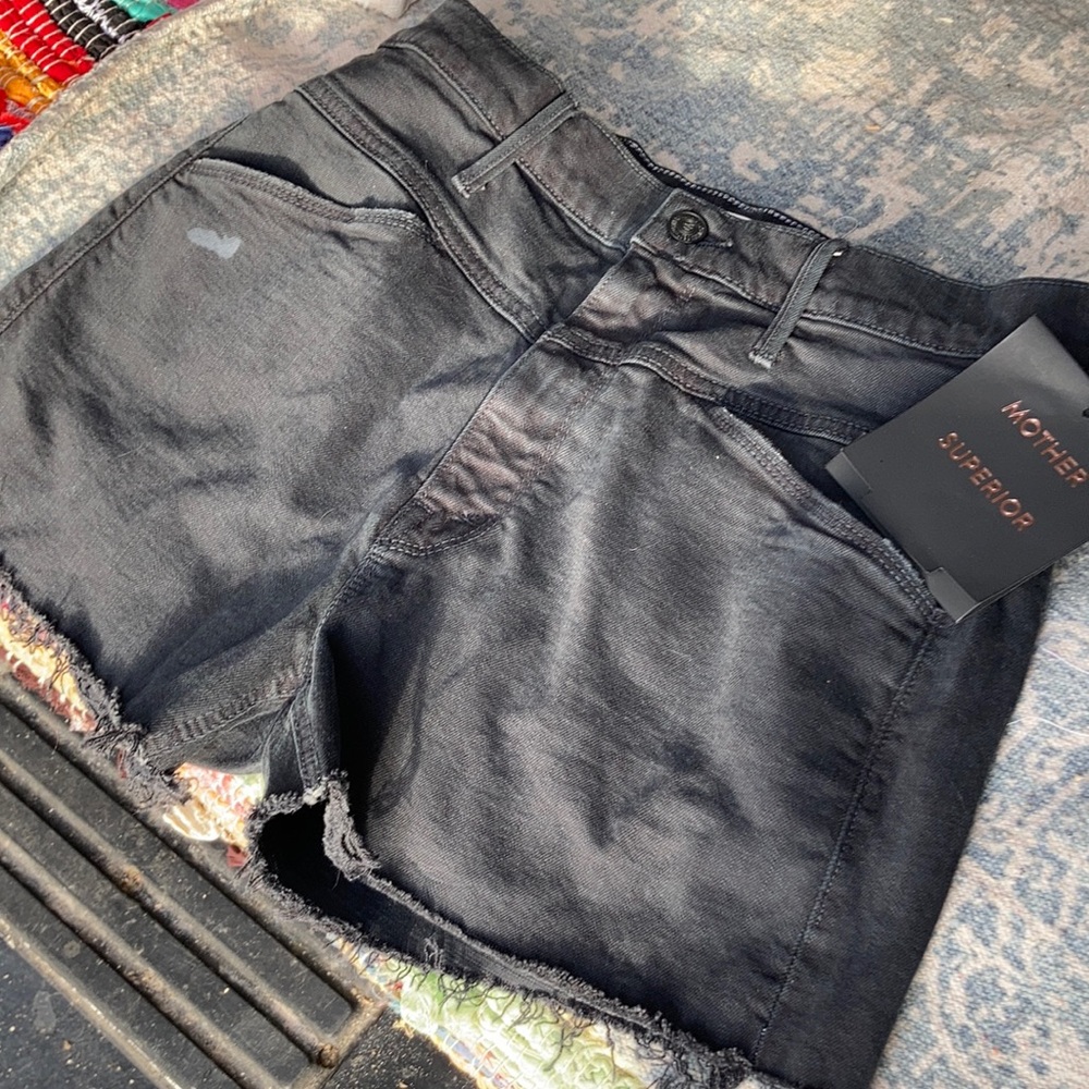 Mother brand shorts MotherSuperior, black size 29 New with tags